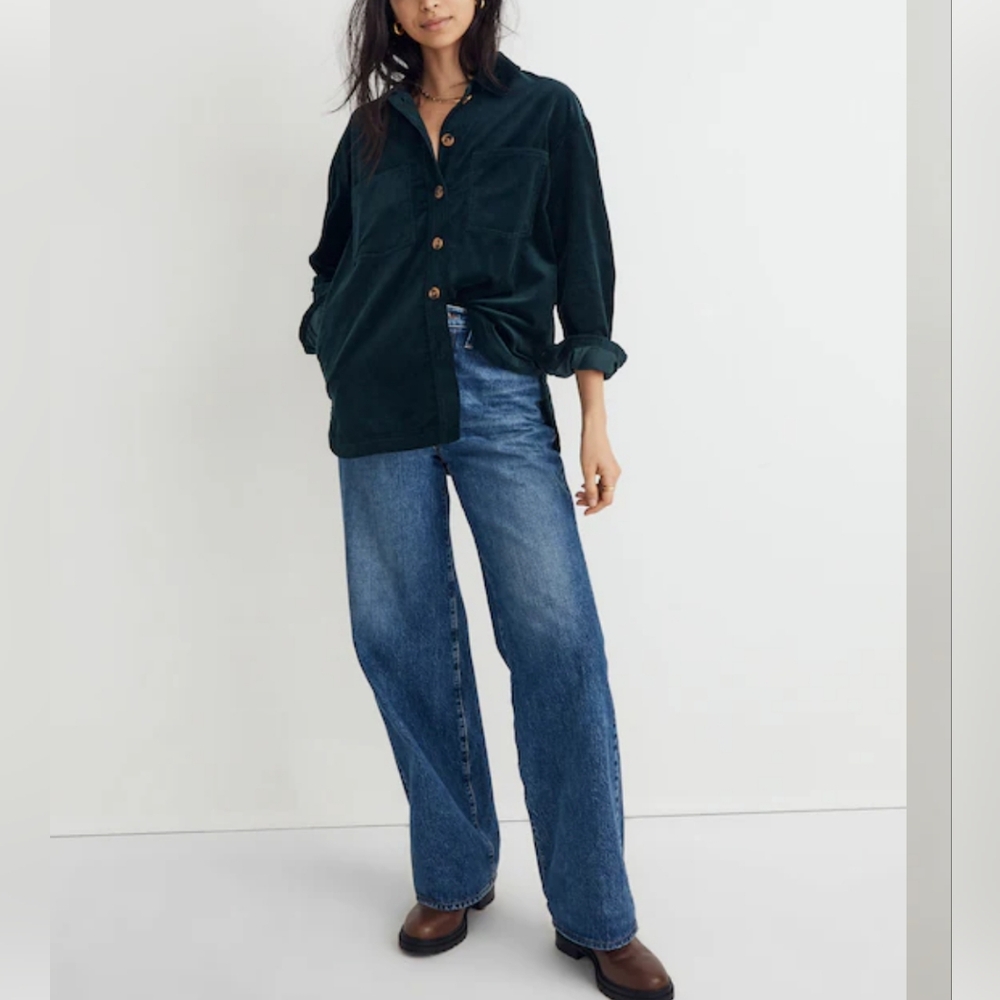 Classic High-Rise Wide-Leg Women’s Jeans - Blue